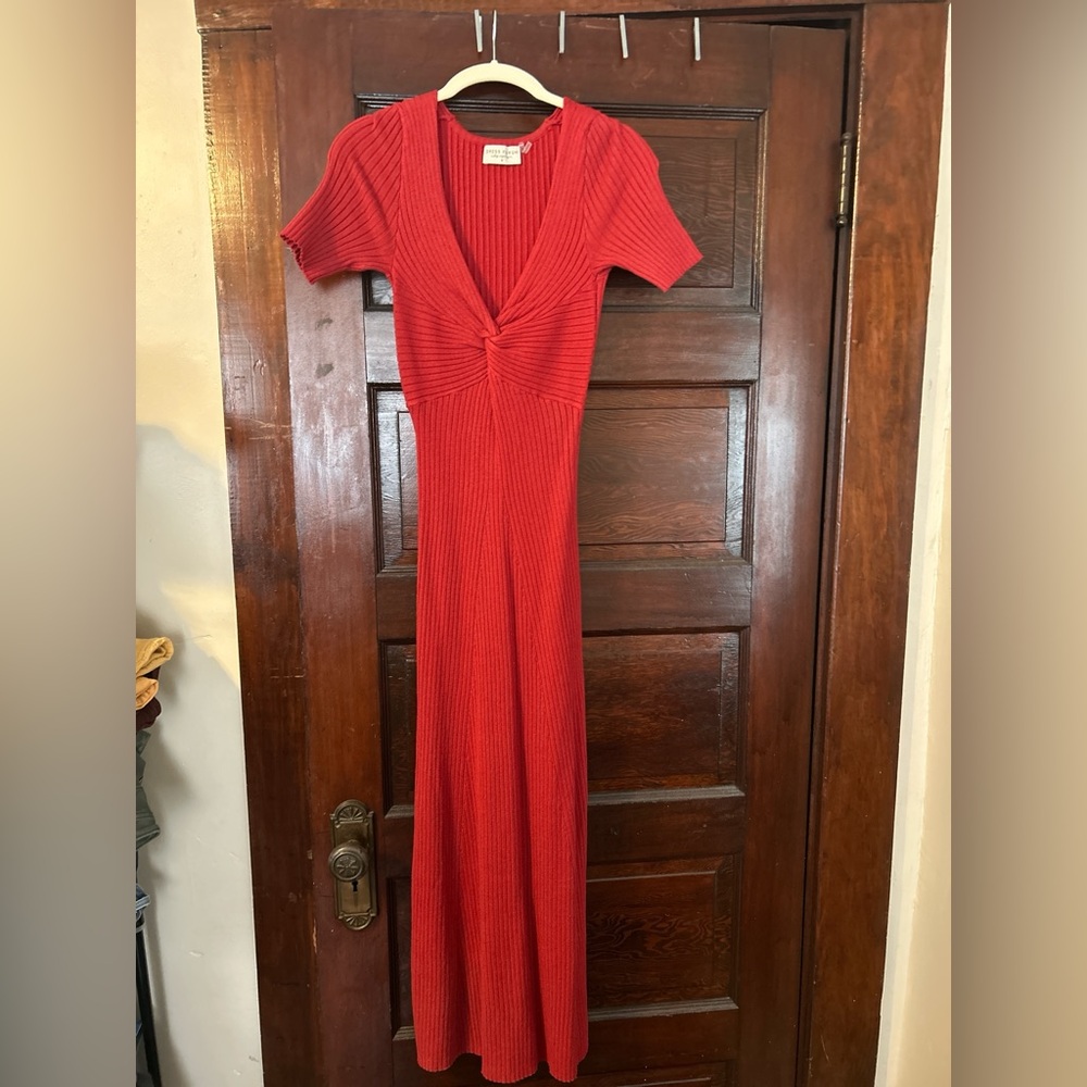 Dress Forum Vibrant Red Maxi Dress